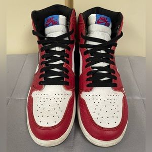 Nike Air Jordan 1 Retro High OG Spiderman Origin Story 2018 (555088-602) Size 11